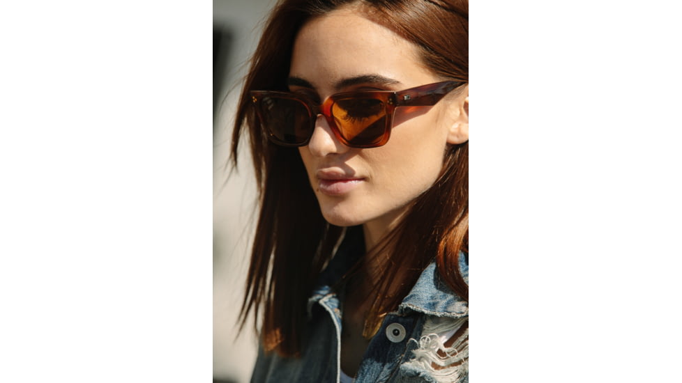 OTIS OSKA Sunglasses, Trans Tortoise Haze/Brown Polar, 54-21-145, 132-2001P