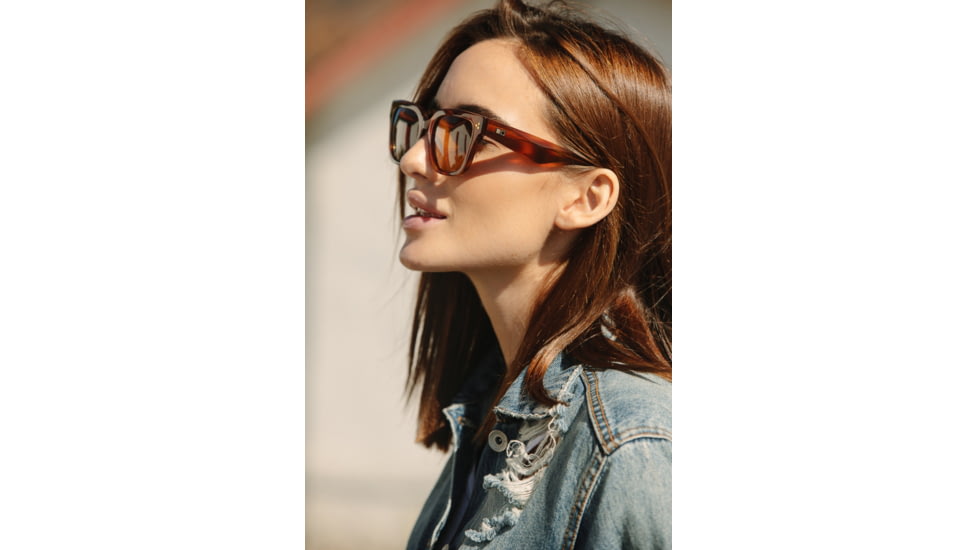 OTIS OSKA Sunglasses, Trans Tortoise Haze/Brown Polar, 54-21-145, 132-2001P