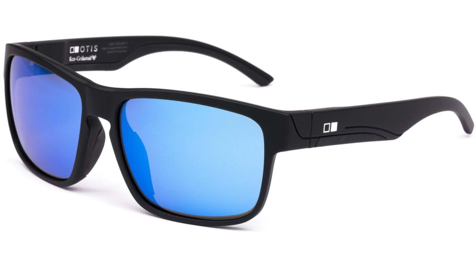 OTIS Rambler Sport Sunglasses - Mens, Matte Black Frame/Blue Polarized Lens, 178-2204LL