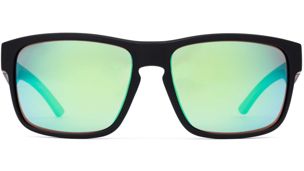 OTIS Rambler Sport Sunglasses - Mens, Matte Black Frame/Green Polarized Lens, 178-2203LL