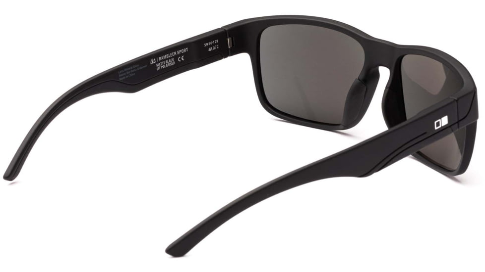 OTIS Rambler Sport X Sunglasses - Mens, Matte Black Frame/Grey Polarized Lens, 179-2201LL