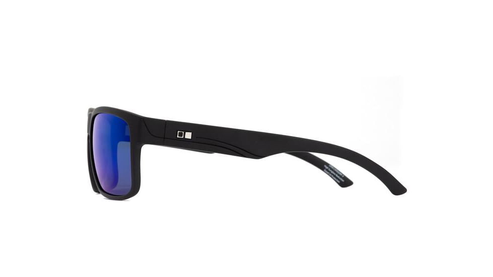 OTIS RAMBLER Sunglasses, Matte Black/Mirror Blue Polar, 58-16-129, 137-2101P