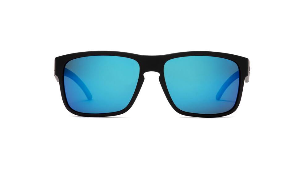 OTIS RAMBLER Sunglasses, Matte Black/Mirror Blue Polar, 58-16-129, 137-2101P