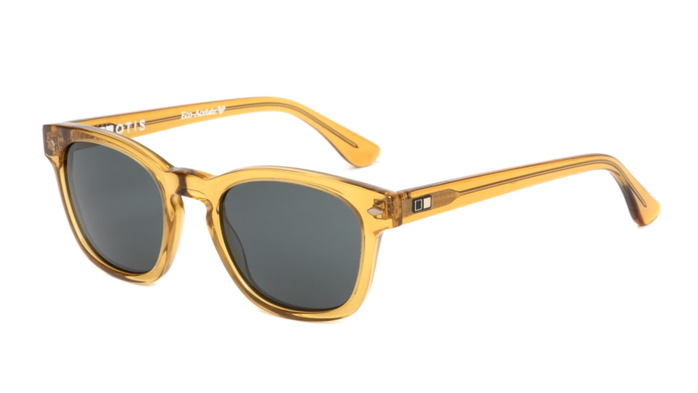 OTIS Summer of 67 Sunglasses, Eco Crystal Sun Temple/Smokey Blue Lenses, Polarized, 142-2101P