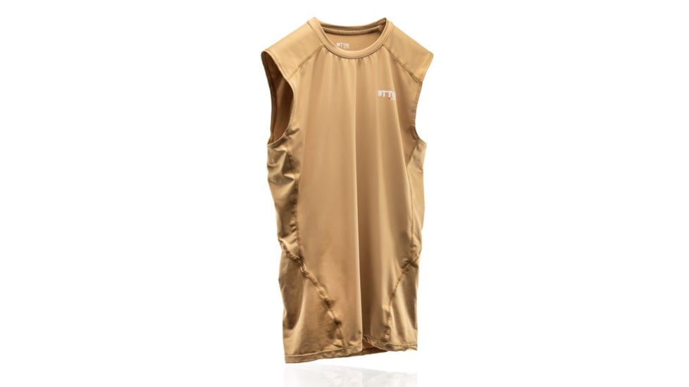 OTTE Gear Concealed Carry Rash Guard - Mens, Tan, 3XL, CCRG-Tan-3XL
