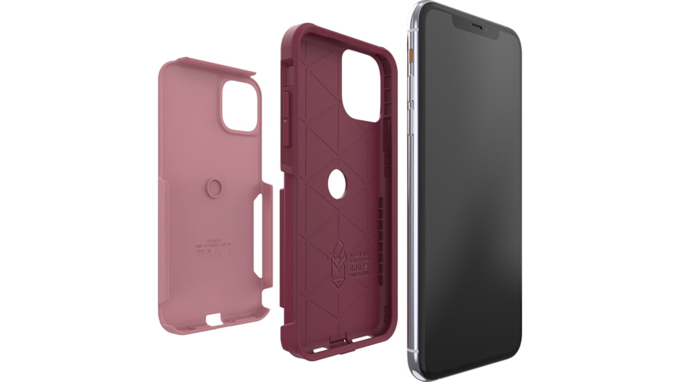 OtterBox Apple Commuter Iphone 11 Pro max, Rosemarine Pink/Red Plum, 77-62589