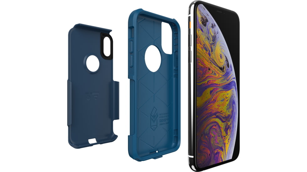 OtterBox Apple Commuter Iphone X/Xs, Blazer Blue/Stormy Seas Blue, 77-59511