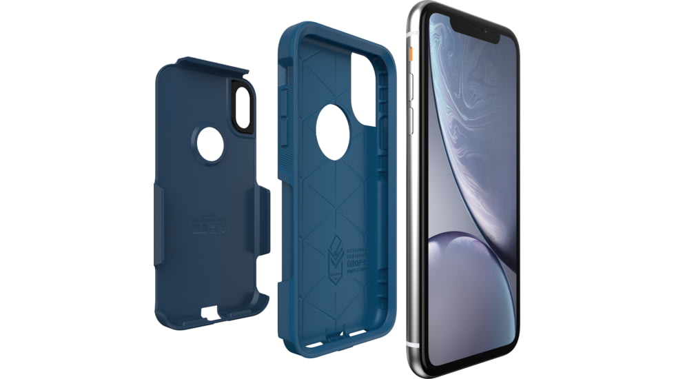 OtterBox Apple Commuter Iphone Xr, Blazer Blue/Stormy Seas Blue, 77-59803