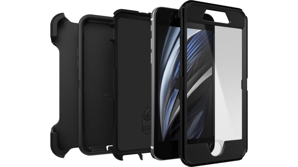 OtterBox Apple Defender Iphone 8/7/Se 2Nd Gen, Black/Black, 77-56603