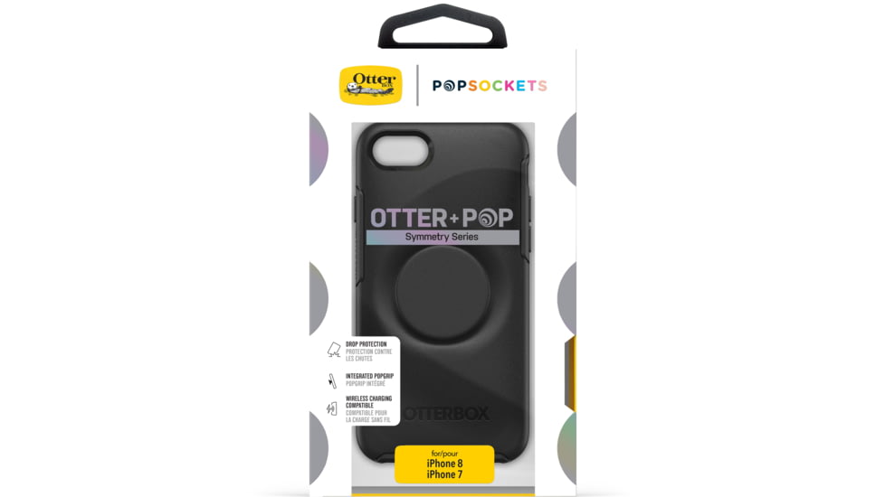 OtterBox Apple Otter + Pop Symmetry Iphone 7/8/Se 2Nd Gen, Black/Black, 77-61655