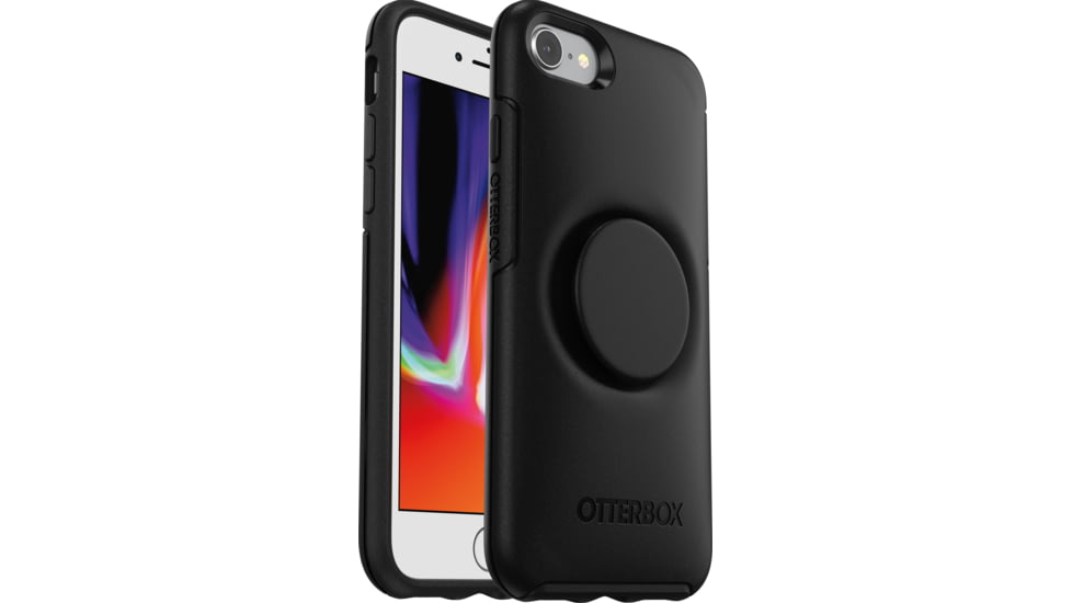 OtterBox Apple Otter + Pop Symmetry Iphone 7/8/Se 2Nd Gen, Black/Black, 77-61655