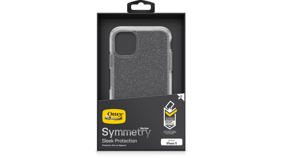 OtterBox Apple Symmetry Clear Iphone 11, Silver Flake/Clear, 77-62475