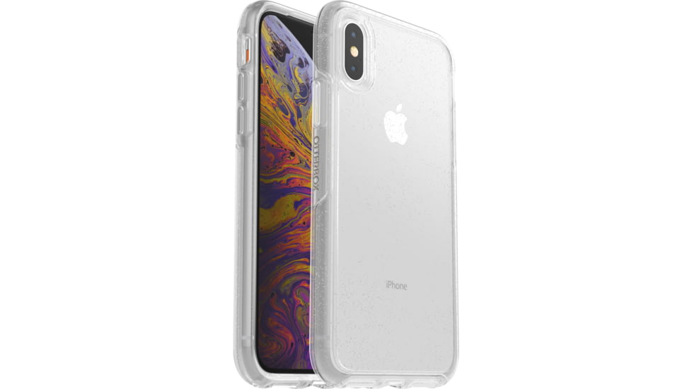 OtterBox Apple Symmetry Clear Iphone X/Xs, Silver Flake/Clear, 77-59584