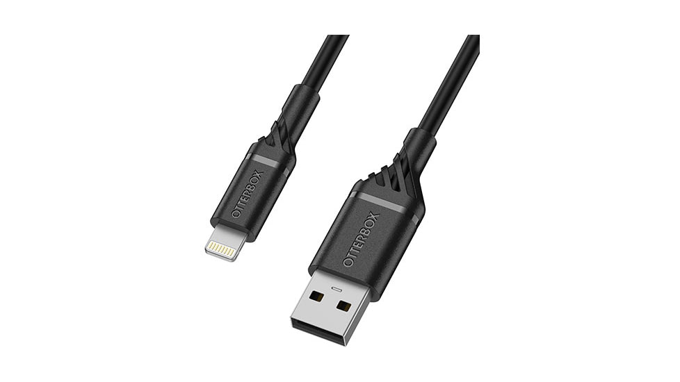 OtterBox Lightning to USB-A Cable 1m, Black/Black, 78-52525