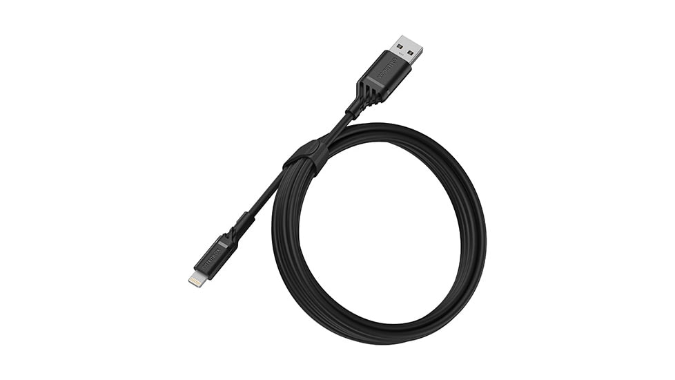 OtterBox Lightning to USB-A Cable 2m, Black/Black, 78-52630