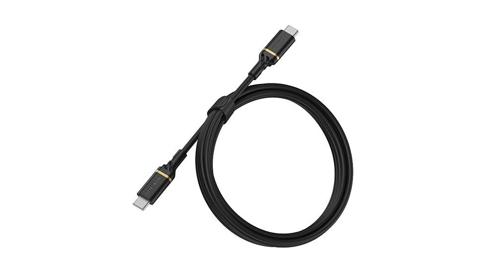 OtterBox USB-C to USB-C Fast Charge Cable 1m, Black/Space Sand, 78-52541