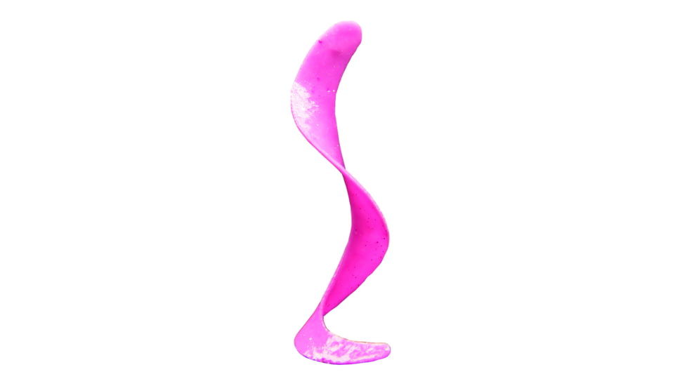 Otter Curly Long Tails, Pink, 6 1/2in, 8/Jar, CLP