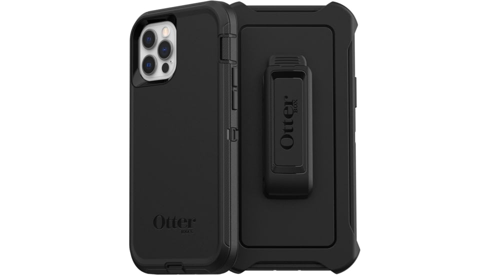 OtterBox Iphone 12/Pro Defender Case, Black, 77-65401