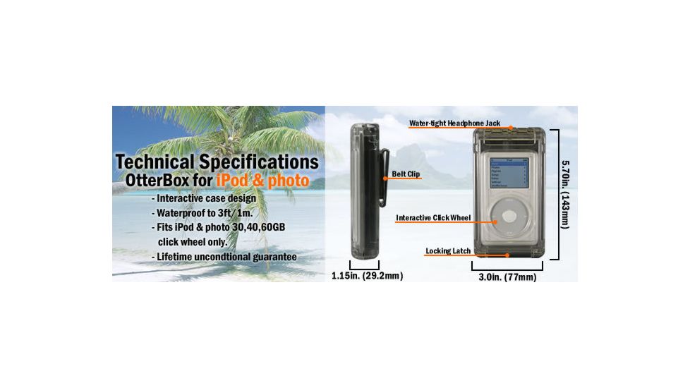Specifications Otterbox for iPod Photo