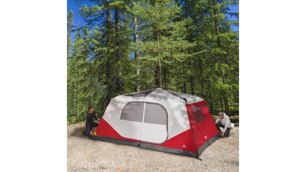 Outbound 10-Person 3-Season Instant Pop-Up Dome Tent w/ Carry Bag and Rainfly, CTI0763241