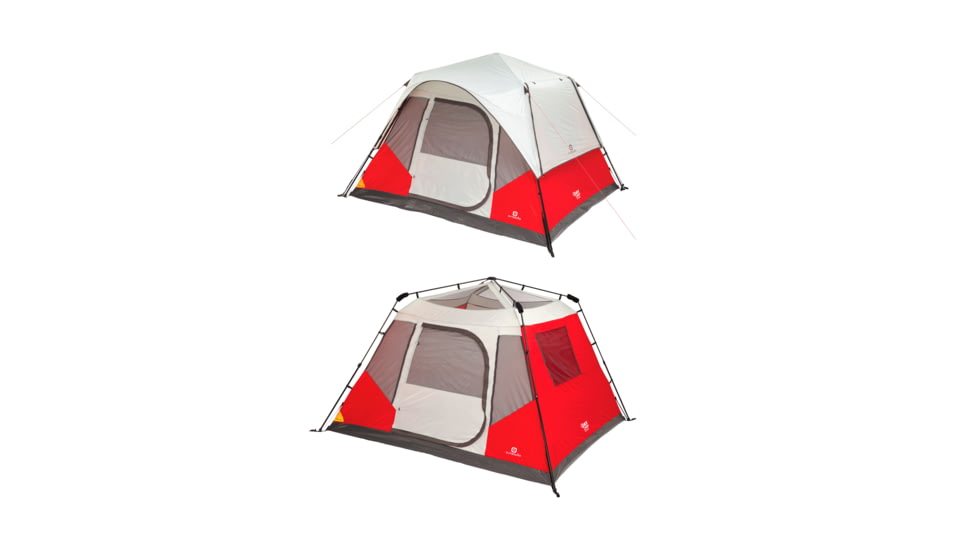 Outbound 6-Person 3-Season Instant Pop-Up Dome Tent w/ Carry Bag and Rainfly, CTI0763239