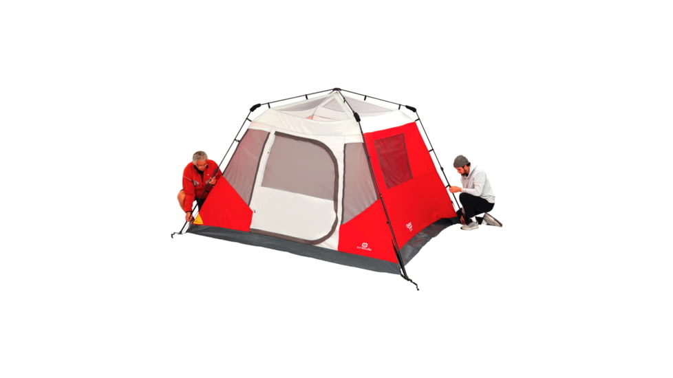 Outbound 6-Person 3-Season Instant Pop-Up Dome Tent w/ Carry Bag and Rainfly, CTI0763239