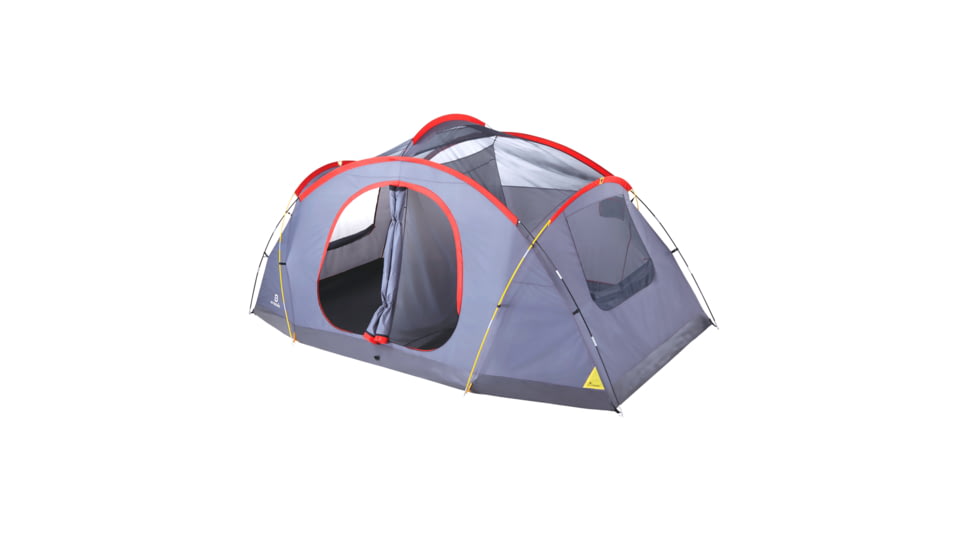 Outbound 8-Person 3-Season 2-Room Lightweight Dome Tent w/ Carry Bag and Rainfly, Red, CTI0765454