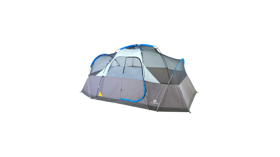 Outbound 8-Person 3-Season Lightweight Dome Tent w/Carry Bag and Rainfly, Blue, CTI0765455