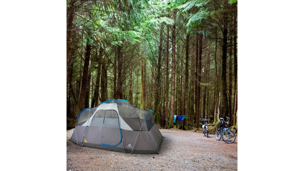 Outbound 8-Person 3-Season Lightweight Dome Tent w/Carry Bag and Rainfly, Blue, CTI0765455