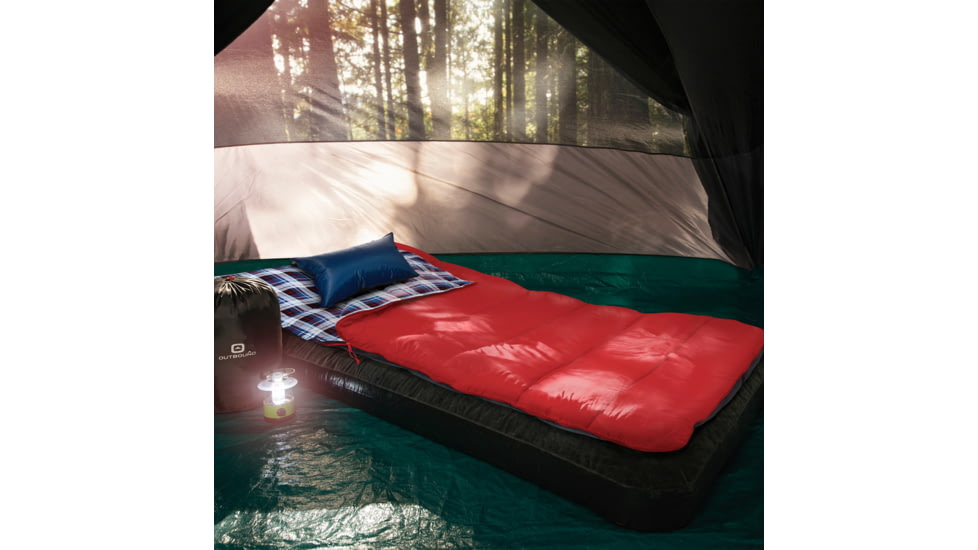 Outbound Compact Comfort Cold Weather Camping Sleeping Bag, 14 degrees, Red, CTI0765438