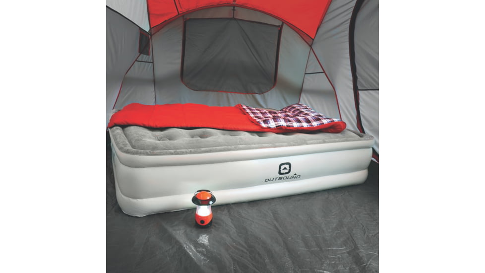 Outbound Compact Comfort Cold Weather Camping Sleeping Bag, 14 degrees, Red, CTI0765438