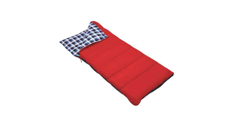 Outbound Compact Comfort Cold Weather Camping Sleeping Bag, 14 degrees, Red, CTI0765438