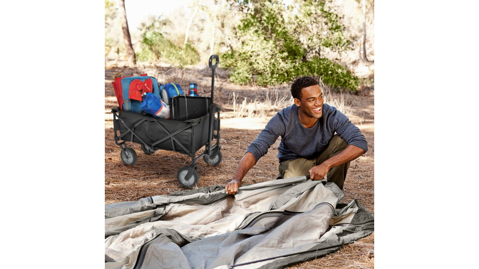 Outbound Outdoor Collapsible Utility Wagon, 150 lb Capacity, Black, CTI0763211