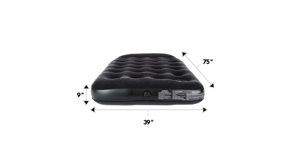 Outbound Twin Air Mattress w/ Built-In Foot Pump and Pillow, CTI0765560