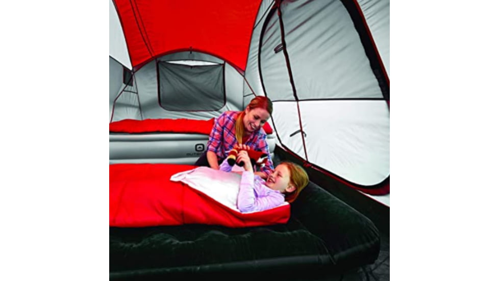 Outbound Twin Air Mattress w/ Built-In Foot Pump and Pillow, CTI0765560