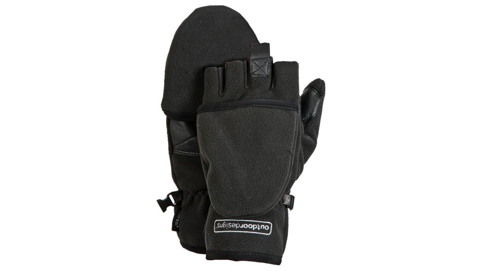 Outdoor Designs Konagrip Convertible Black S DG-286-BL-S