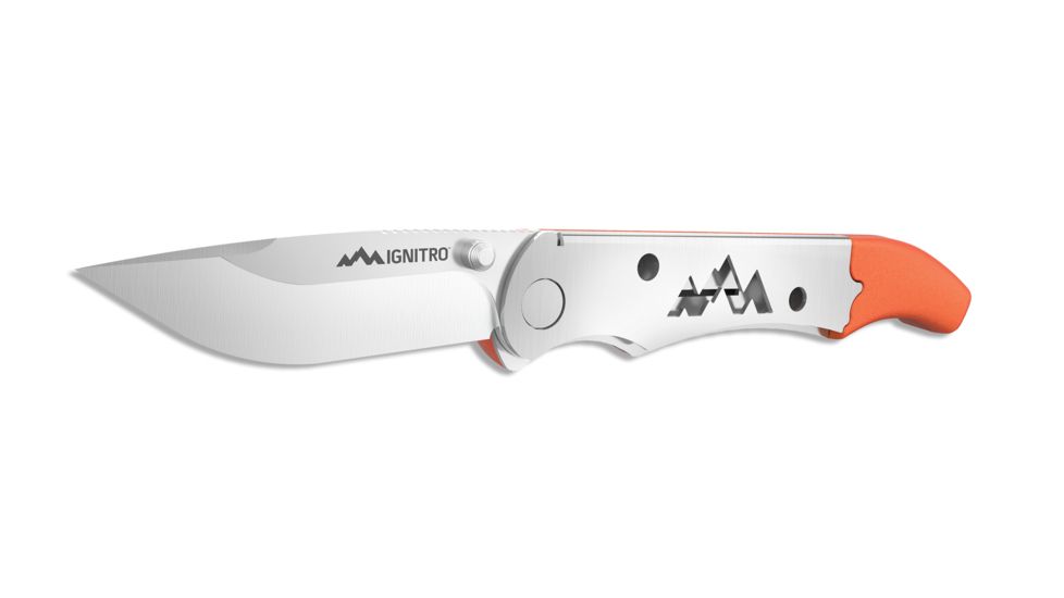 Outdoor Edge Cutlery Ignitro Fire Starter-Whistle Knife, IG-23C