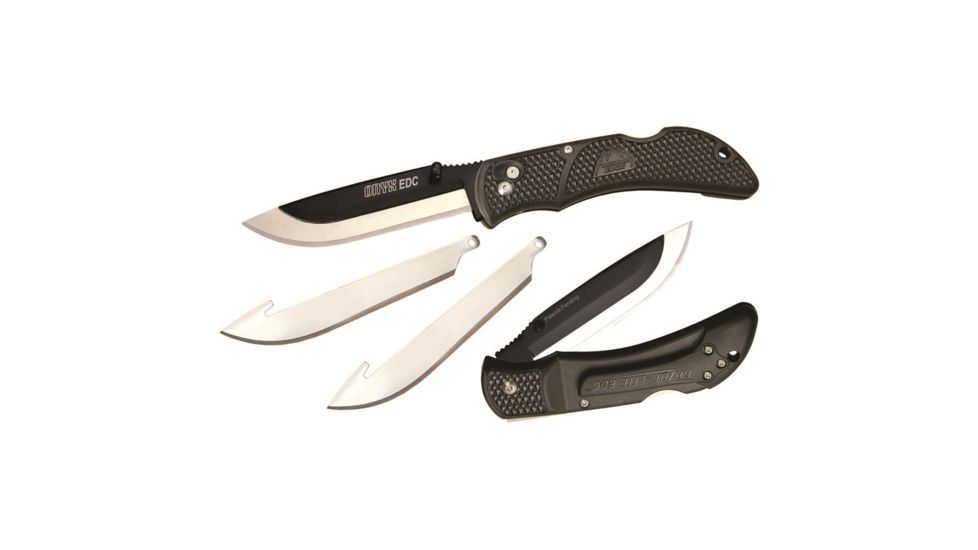 Outdoor Edge Cutlery Onyx EDC Knife, Black OX-10C
