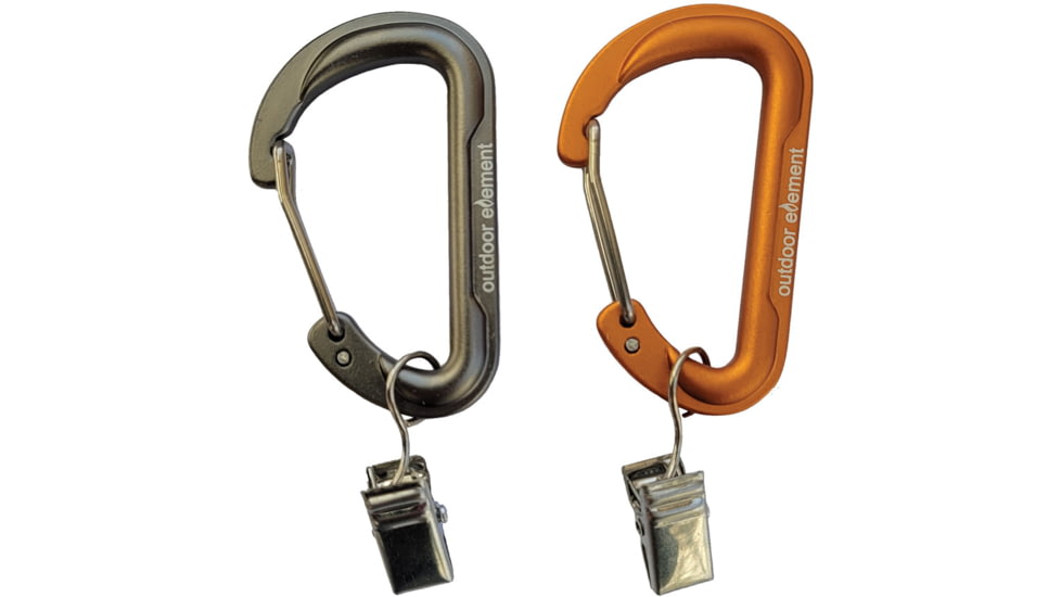 Outdoor Element Carabiner &amp; Clip Set