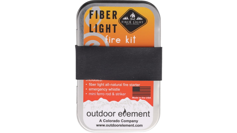 Outdoor Element Fiber Light Fire Kit, ODEFBRFK