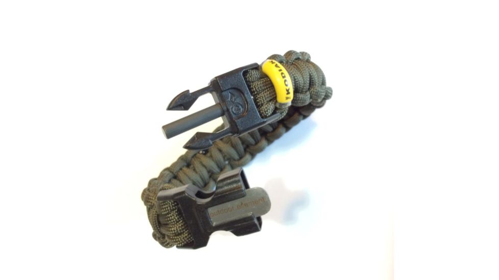 Outdoor Element Kodiak Survival Paracord Bracelet, OD Green, Small KSBGS