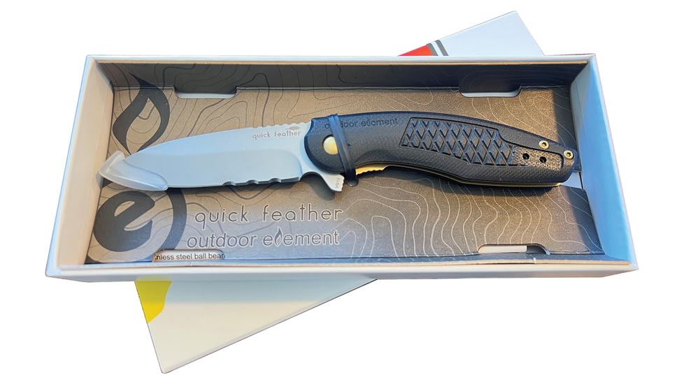 Outdoor Element Quick Feather Linerlock, ODEQFK
