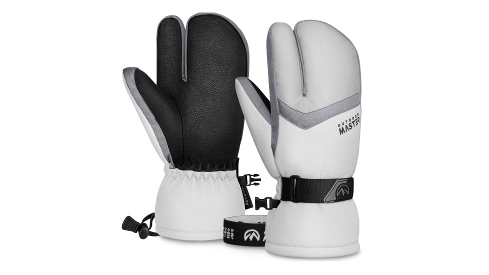 Outdoor Master 3-Finger Snow Gloves, Mens, 3-finger-snow-gloves