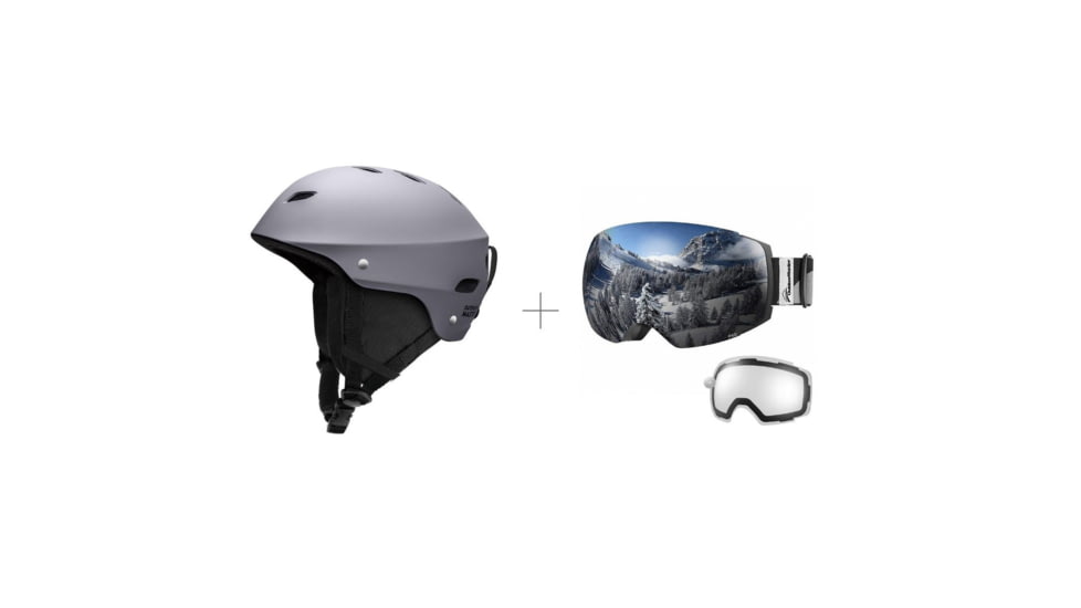 Outdoor Master Bundle Sale, Pro Goggle Kelvin Helmets w/Lens, wer-bue-salee-k-ski-he
