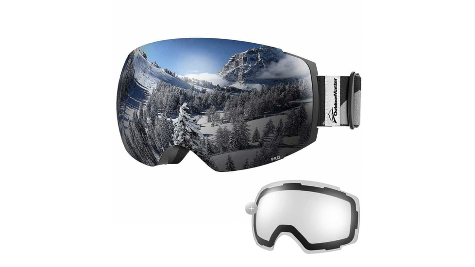 Outdoor Master Final Deal Price PRO Snow Goggles w/Lens Bundle, snow-go-lens-bundle