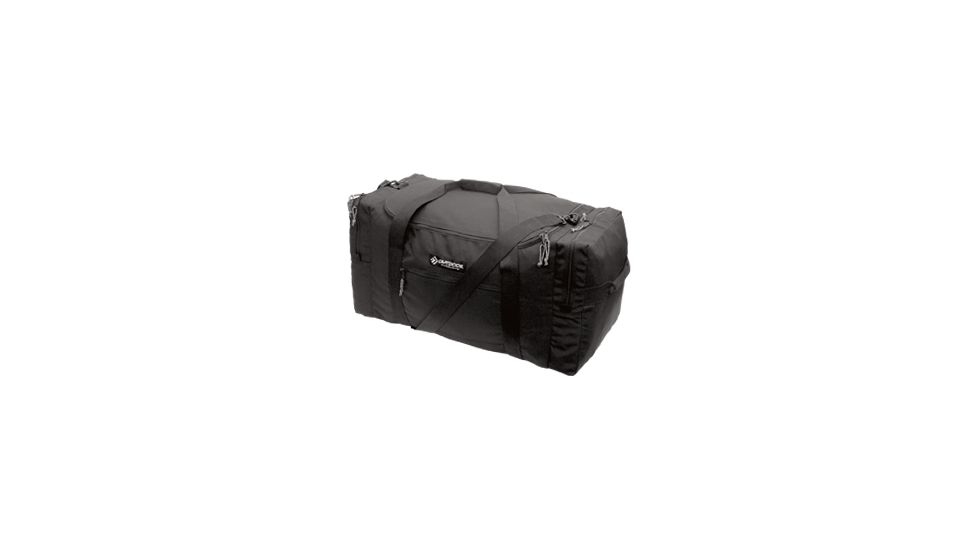 Outdoor Products Large Mountain Duffle Bag, 29.22 gal, 15&quot; x 15&quot; x 30&quot;, Polyester, Black 252008OP