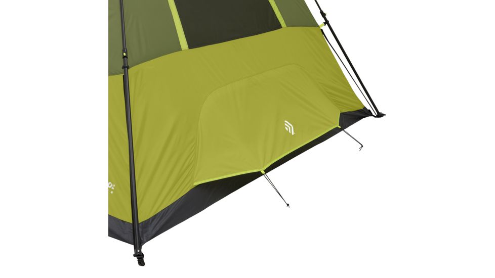 Outdoor Products 6 Person Instant Cabin Tent w/ Extended Eave, Green/Olive Green, 50027