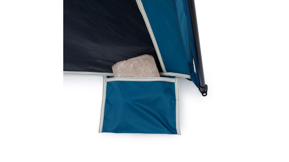 Outdoor Products Sun Shade, 8ft X 6ft, Blue/Teal/White/Gray, 50023