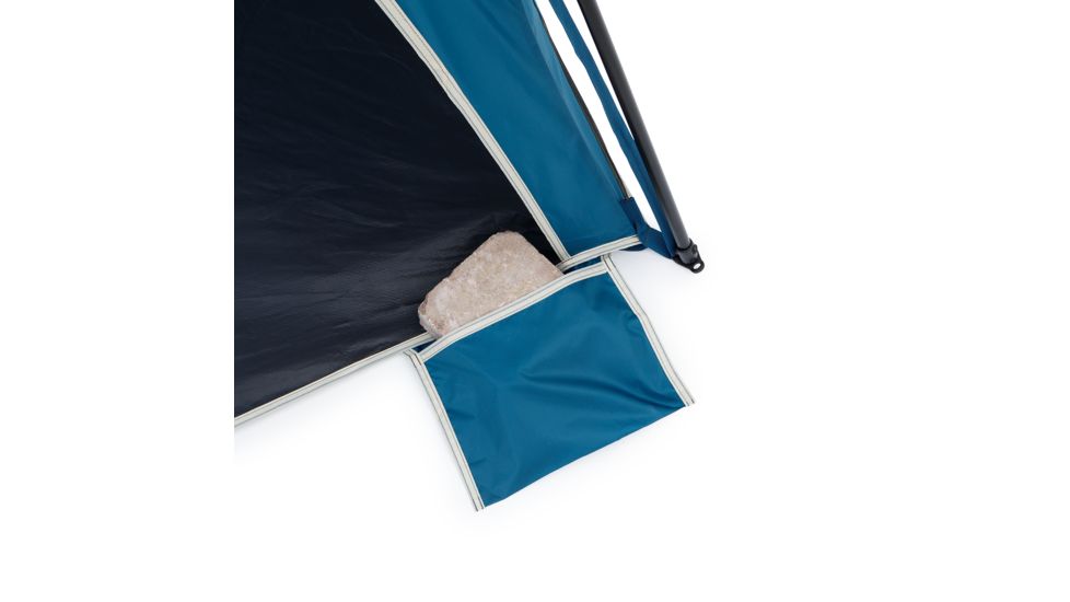 Outdoor Products Sun Shade, 8ft X 6ft, Blue/Teal/White/Gray, 50023