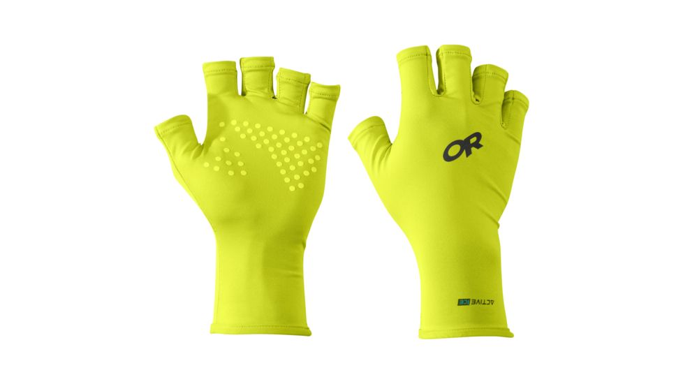 Outdoor Research Activeice Spectrum Sun Gloves - Mens-Lemongrass-Large